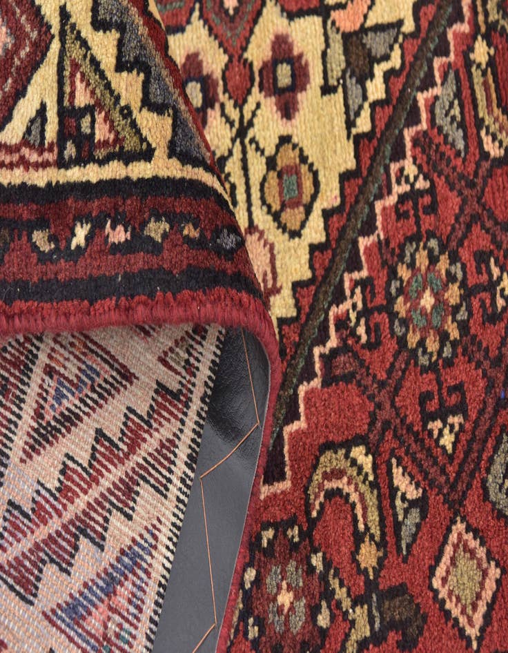 Detail image of  3' 9 x 10' 5  Hand Knotted Hossainabad Persian Wool Runner Rug
