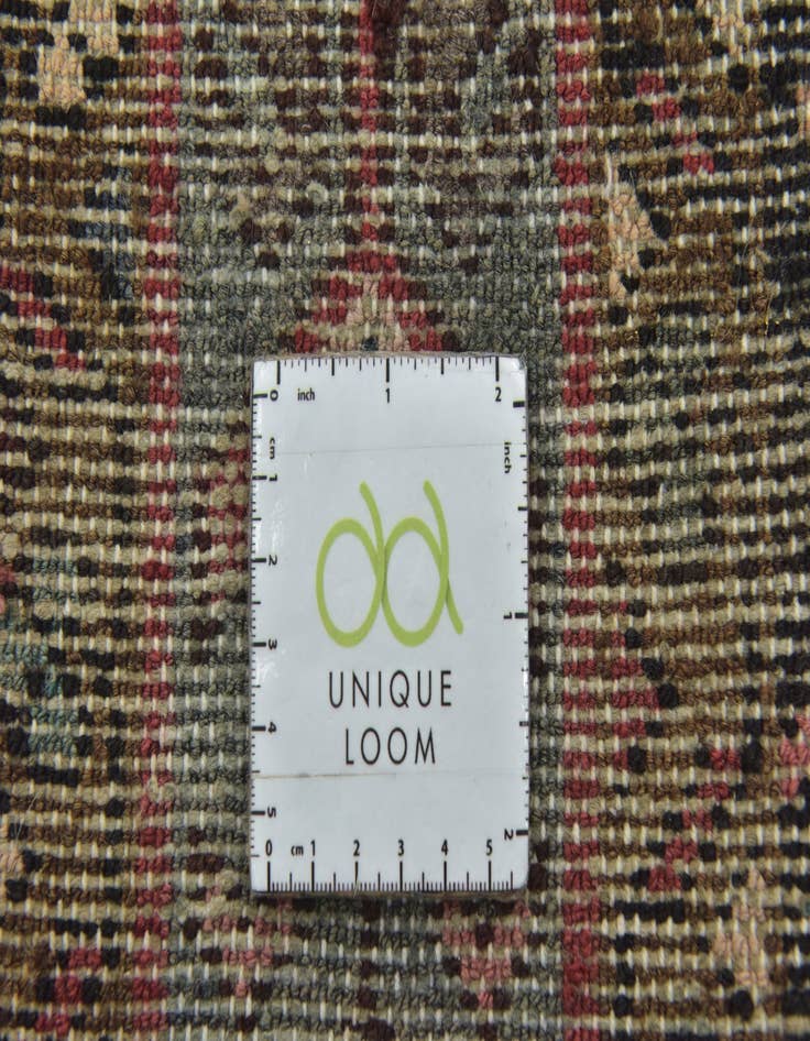 Detail image of  3' 5 x 9' 8  Hand Knotted Hossainabad Persian Wool Runner Rug