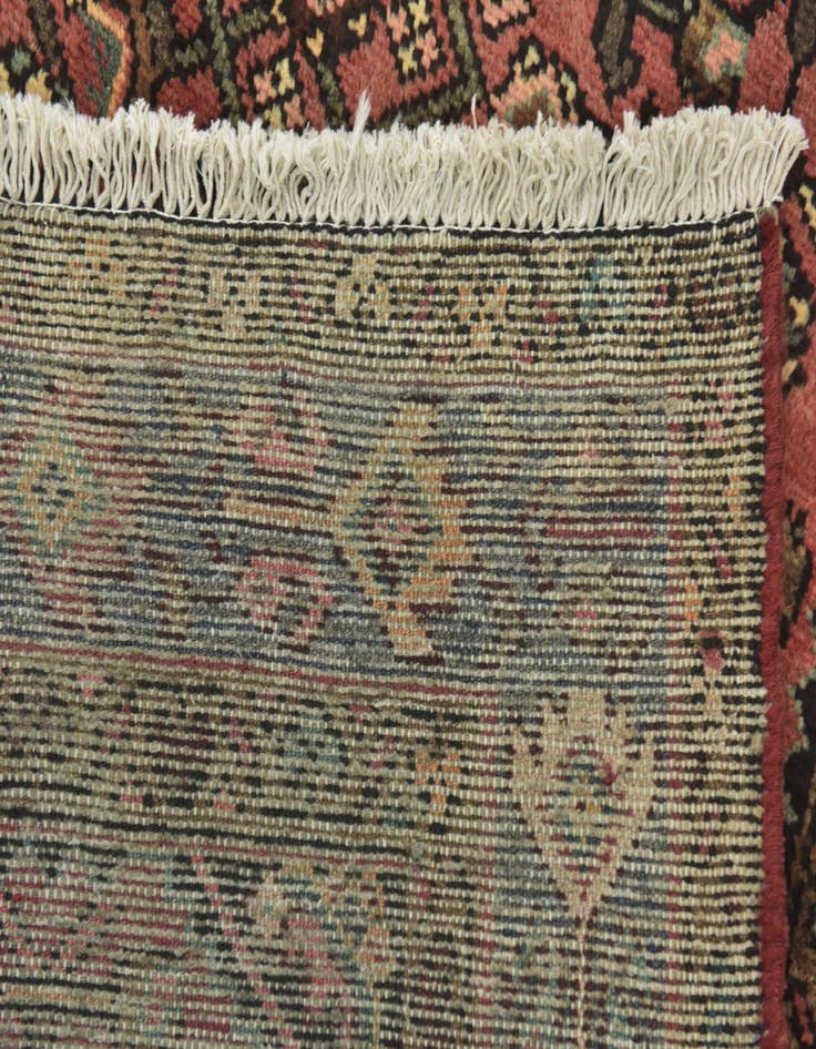 Detail image of  3' 5 x 9' 8  Hand Knotted Hossainabad Persian Wool Runner Rug