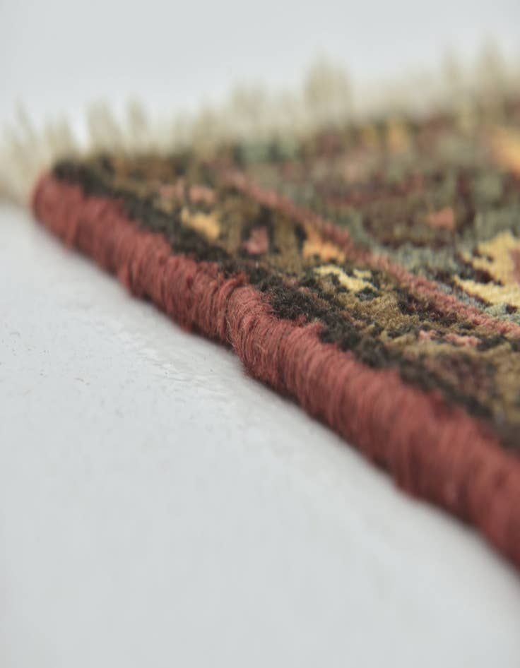 Detail image of  3' 5 x 9' 8  Hand Knotted Hossainabad Persian Wool Runner Rug