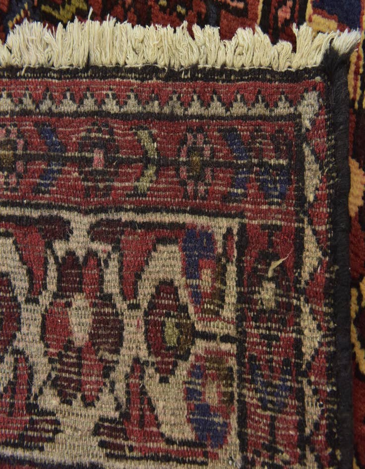 Detail image of  3' 10 x 10' 2  Hand Knotted Hossainabad Persian Wool Runner Rug