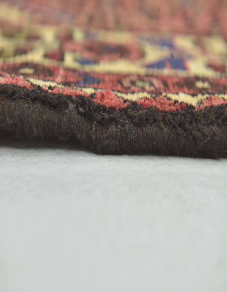 Detail image of  3' 10 x 10' 2  Hand Knotted Hossainabad Persian Wool Runner Rug