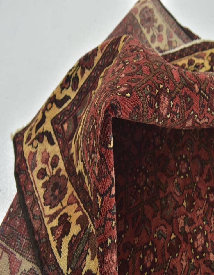 Detail image of  3' 7 x 10' 4  Hand Knotted Hossainabad Persian Wool Runner Rug