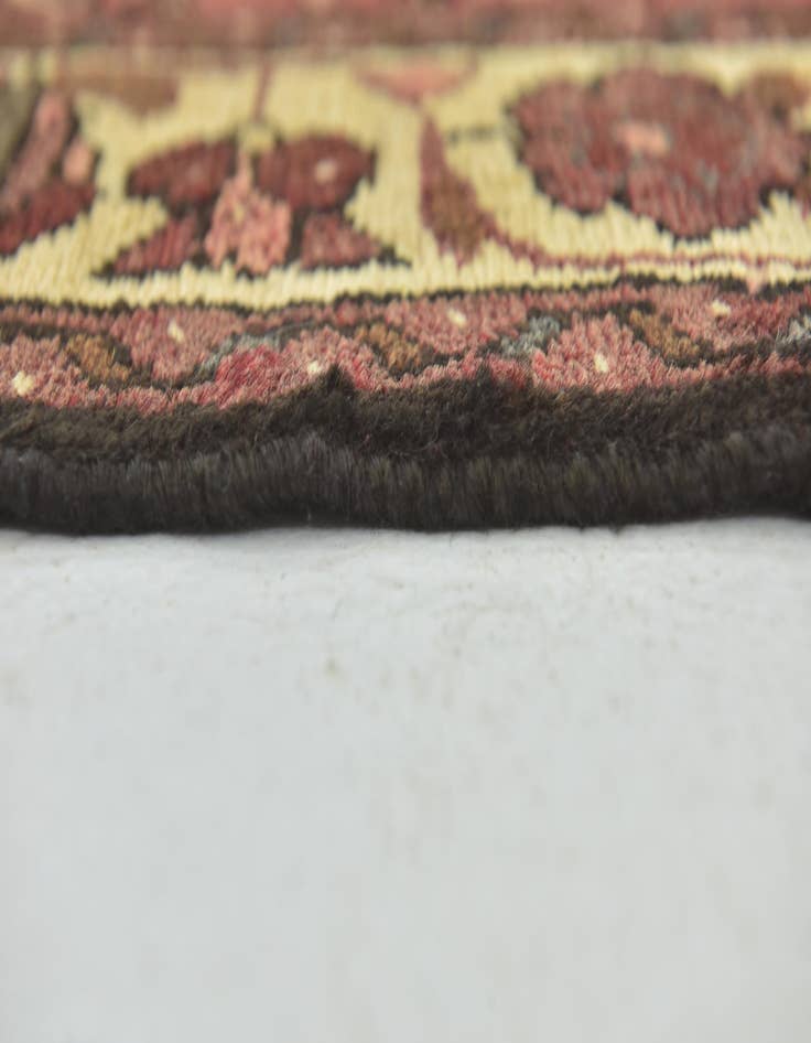 Detail image of  3' 7 x 10' 4  Hand Knotted Hossainabad Persian Wool Runner Rug
