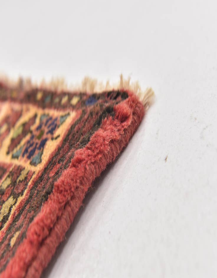 Detail image of  3' 6 x 10' 2  Hand Knotted Hossainabad Persian Wool Runner Rug