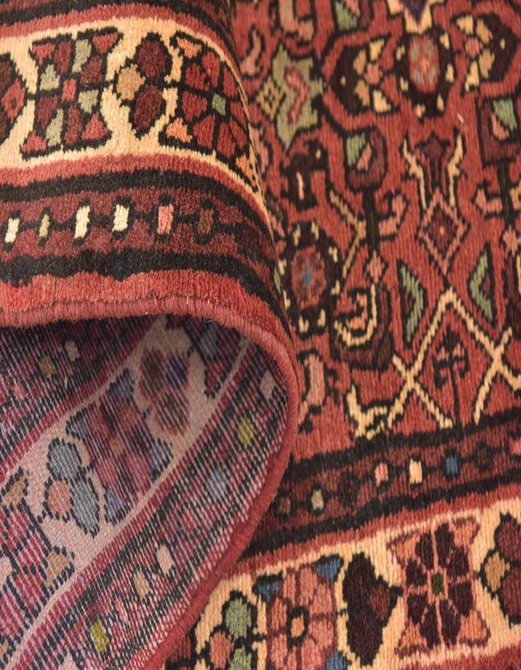 Detail image of  3' 6 x 10' 2  Hand Knotted Hossainabad Persian Wool Runner Rug