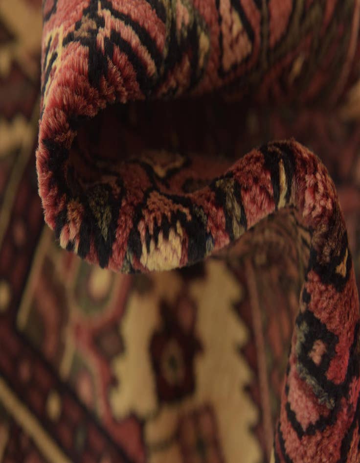 Detail image of  3' 10 x 10' 7  Hand Knotted Hossainabad Persian Wool Runner Rug