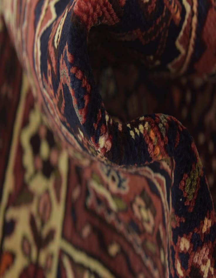 Detail image of  3' 9 x 10' 7  Hand Knotted Hossainabad Persian Wool Runner Rug