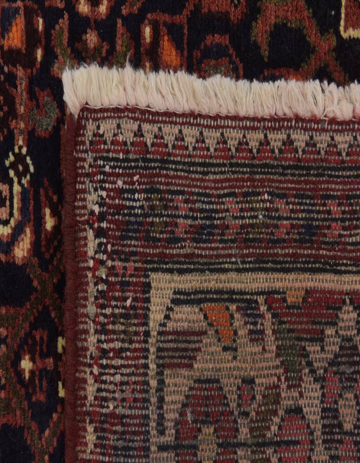 Detail image of  3' 9 x 10' 7  Hand Knotted Hossainabad Persian Wool Runner Rug