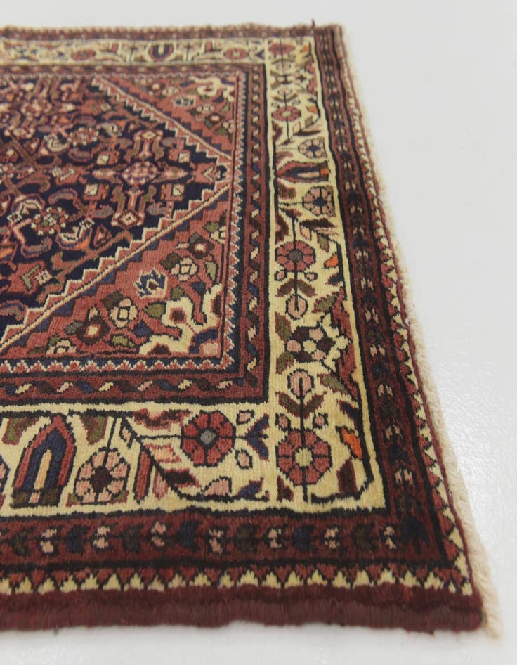 Detail image of  3' 9 x 10' 7  Hand Knotted Hossainabad Persian Wool Runner Rug