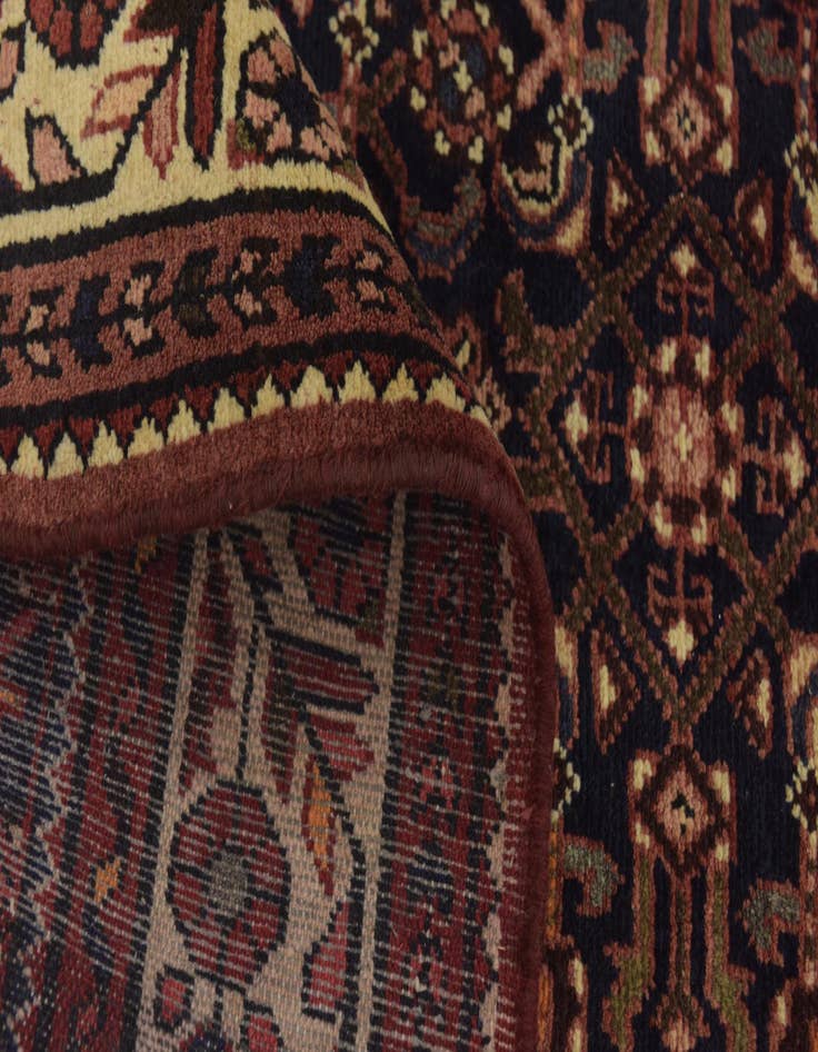 Detail image of  3' 9 x 10' 7  Hand Knotted Hossainabad Persian Wool Runner Rug