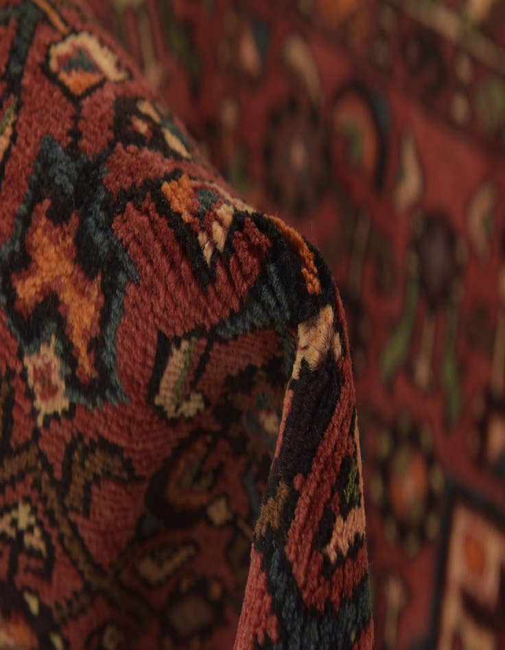 Detail image of  3' 7 x 10' 5  Hand Knotted Hossainabad Persian Wool Runner Rug