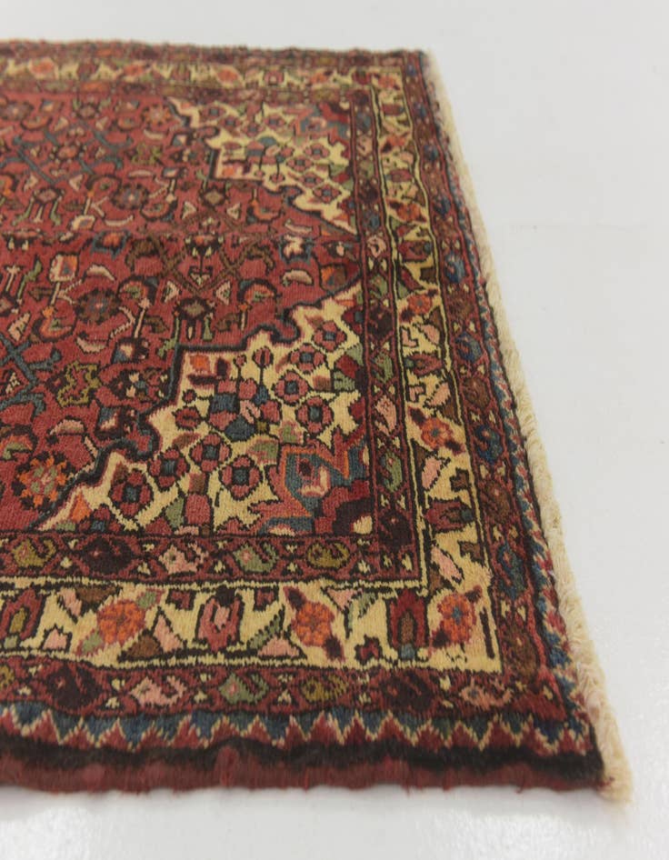 Detail image of  3' 7 x 10' 5  Hand Knotted Hossainabad Persian Wool Runner Rug