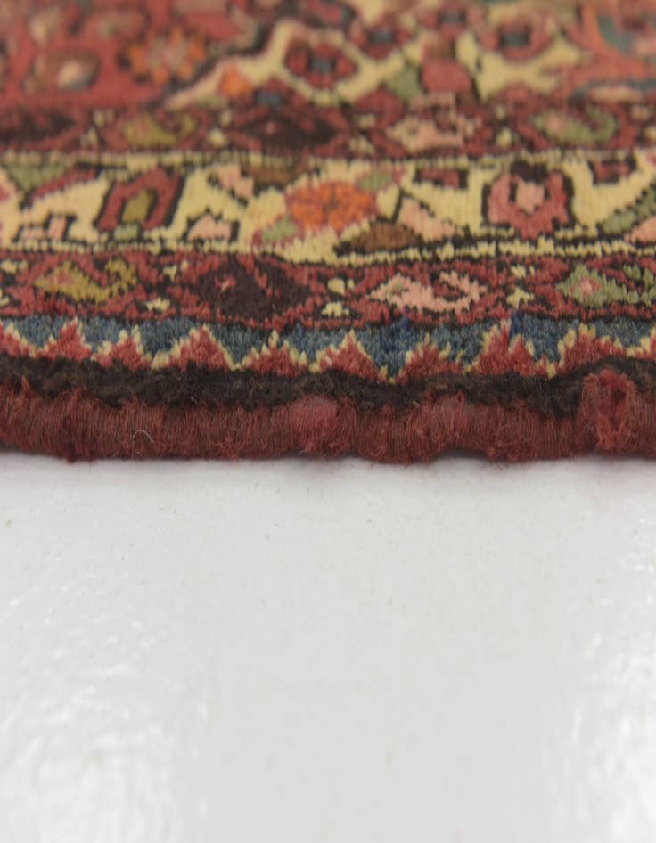 Detail image of  3' 7 x 10' 5  Hand Knotted Hossainabad Persian Wool Runner Rug