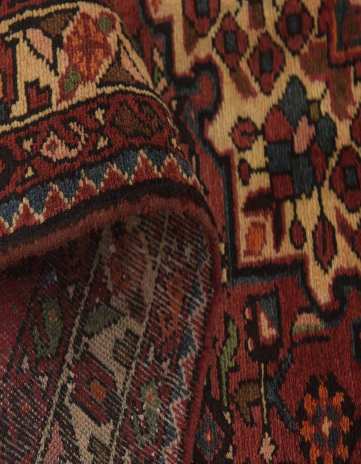 Detail image of  3' 7 x 10' 5  Hand Knotted Hossainabad Persian Wool Runner Rug