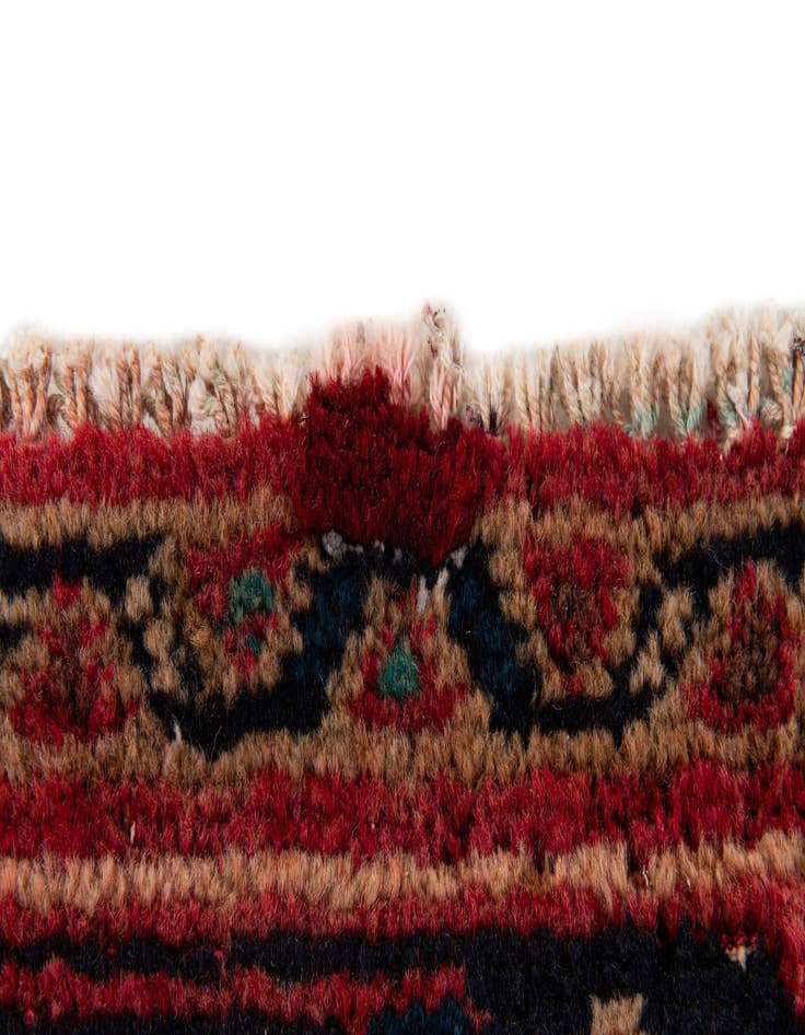 Detail image of  3' 5 x 9' 10  Hand Knotted Hossainabad Persian Wool Runner Rug