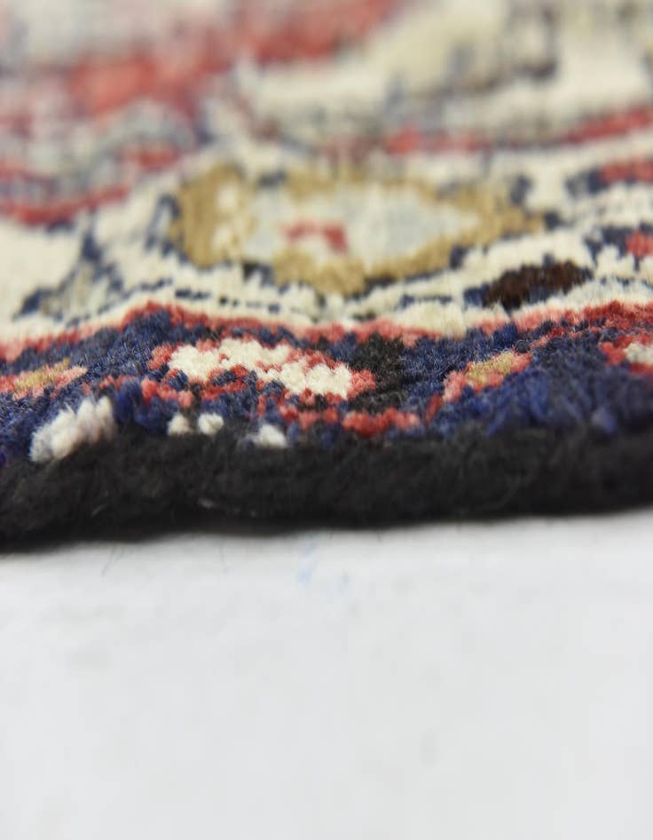 Detail image of  4' 3 x 10' 5  Hand Knotted Hossainabad Persian Wool Runner Rug