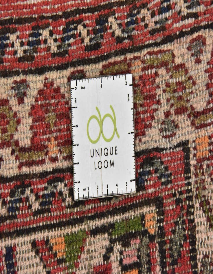 Detail image of  3' 6 x 10' 2  Hand Knotted Hossainabad Persian Wool Runner Rug