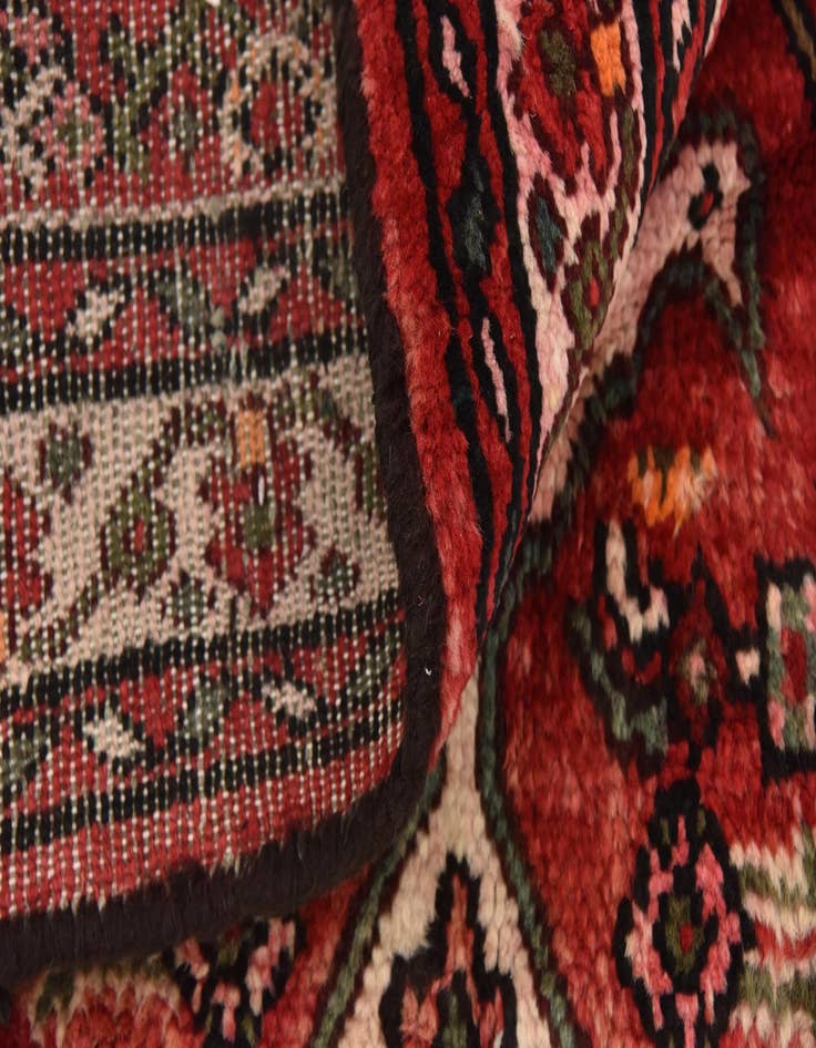 Detail image of  3' 6 x 10' 2  Hand Knotted Hossainabad Persian Wool Runner Rug