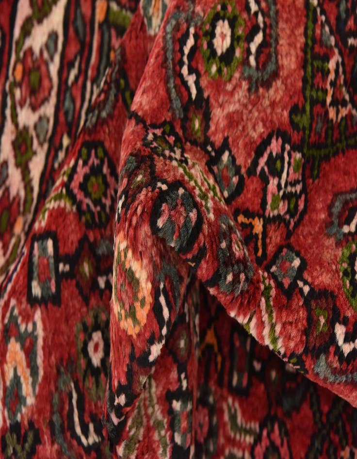 Detail image of  3' 6 x 10' 2  Hand Knotted Hossainabad Persian Wool Runner Rug