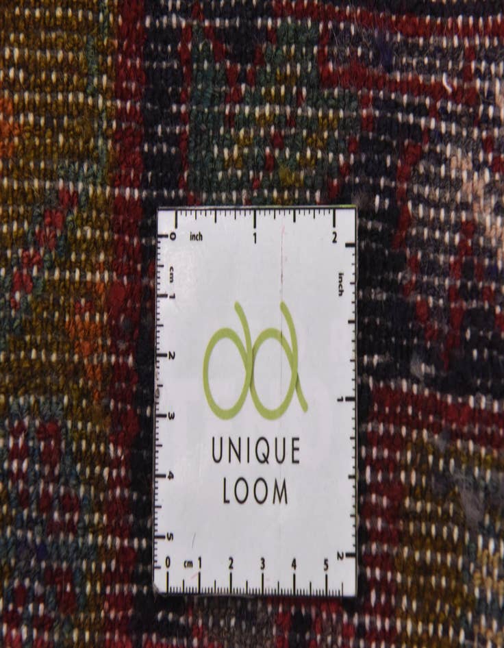 Detail image of  3' 10 x 9' 9  Hand Knotted Hossainabad Persian Wool Runner Rug