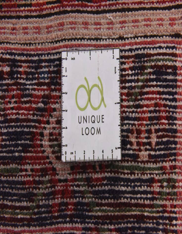 Detail image of  5' x 9' 6  Hand Knotted Hossainabad Persian Wool Runner Rug