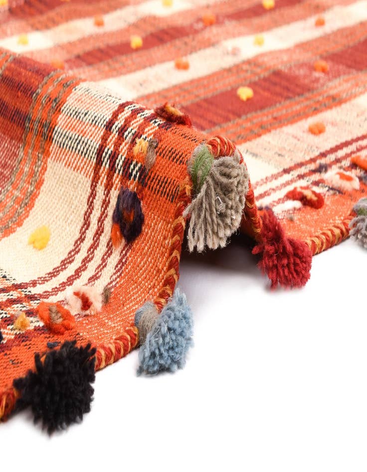 Detail image of  4' 8 x 8' 9 Jajim Runner Rug