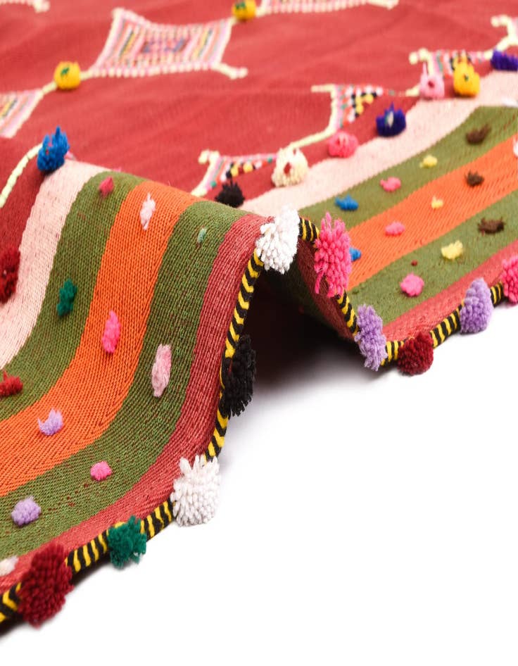 Detail image of  4' 1 x 12' 9 Jajim Runner Rug