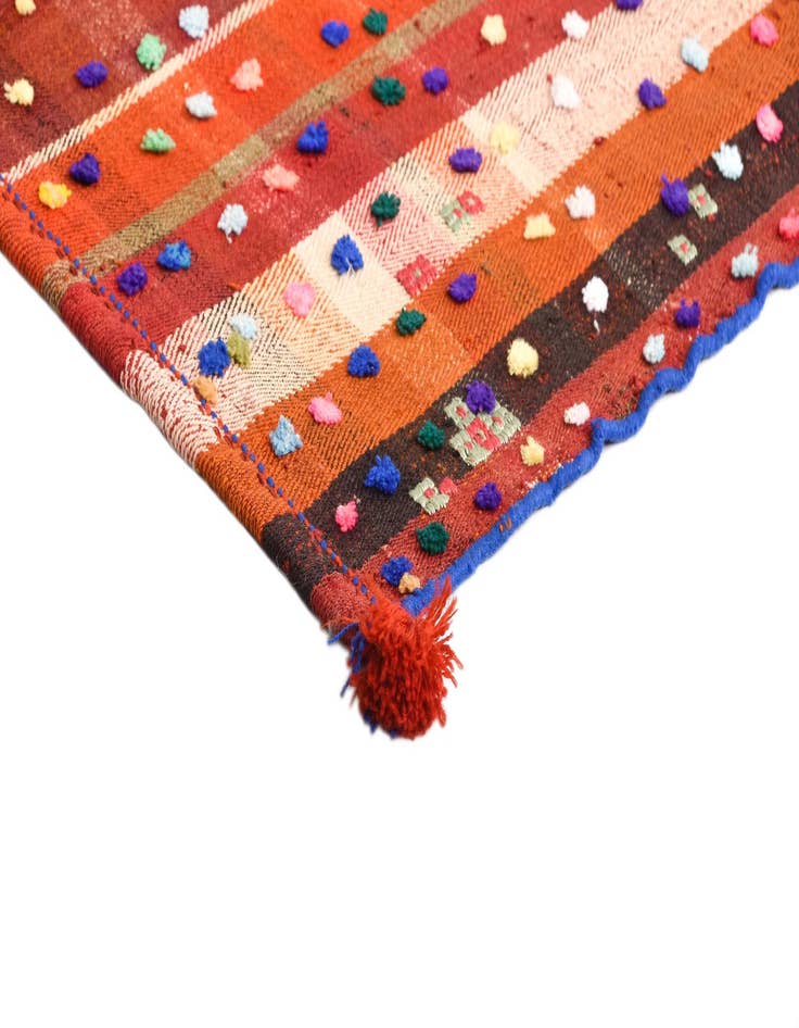 Detail image of  3' 9 x 8' 10 Jajim Runner Rug