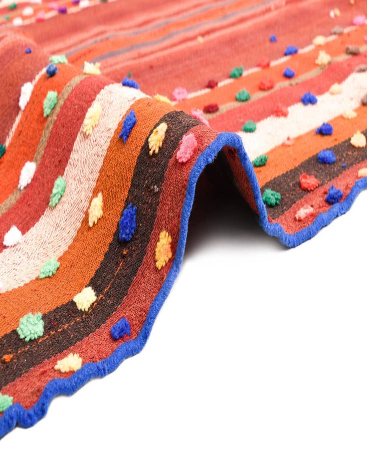 Detail image of  3' 9 x 8' 10 Jajim Runner Rug