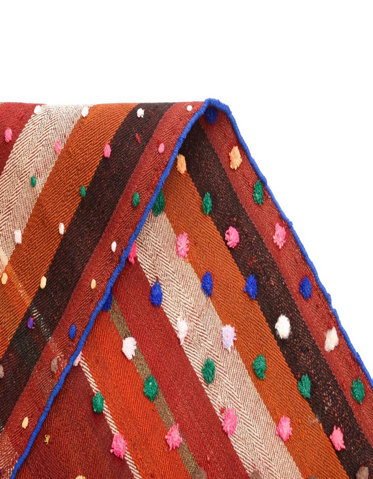 Detail image of  3' 9 x 8' 10 Jajim Runner Rug