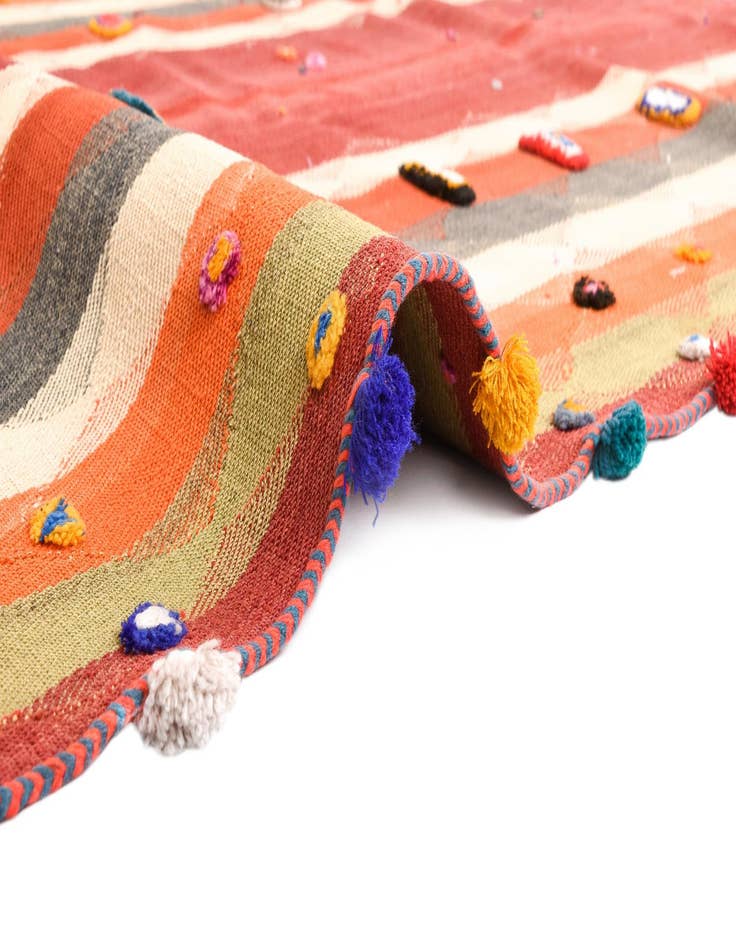 Detail image of  4' 2 x 10' 8 Jajim Runner Rug