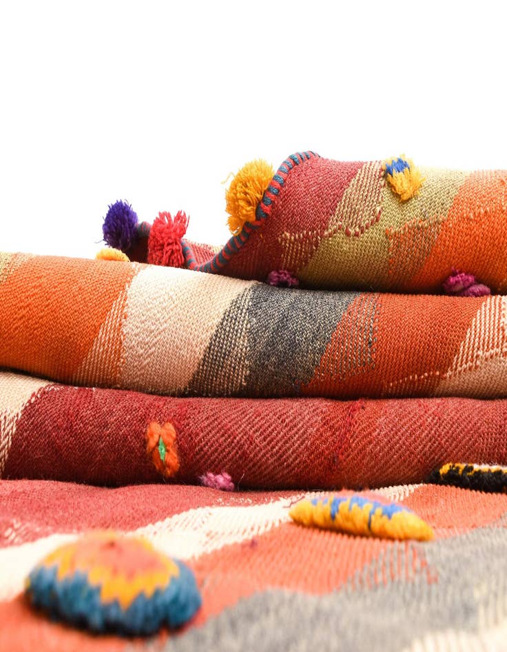 Detail image of  4' 2 x 10' 8 Jajim Runner Rug