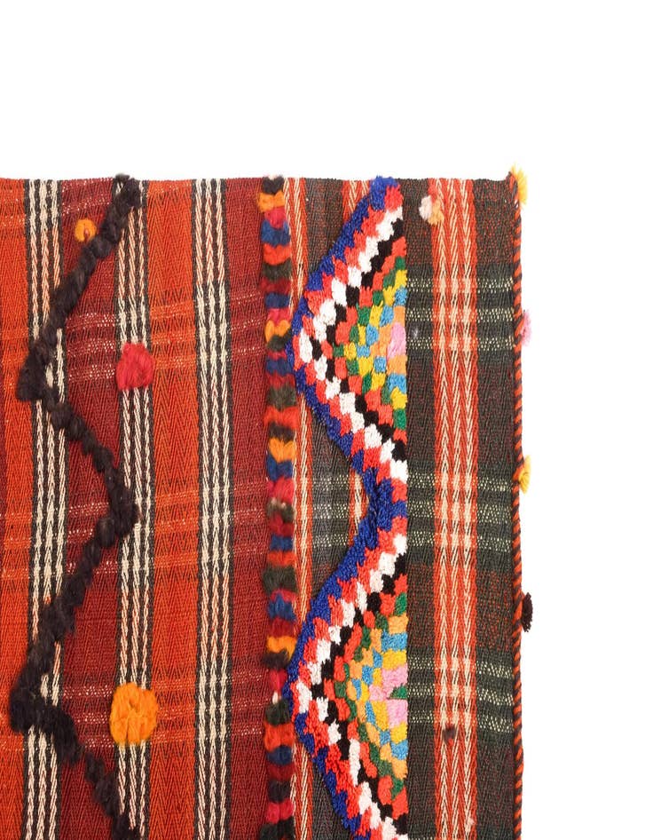 Detail image of  4' 9 x 8' 11 Jajim Runner Rug