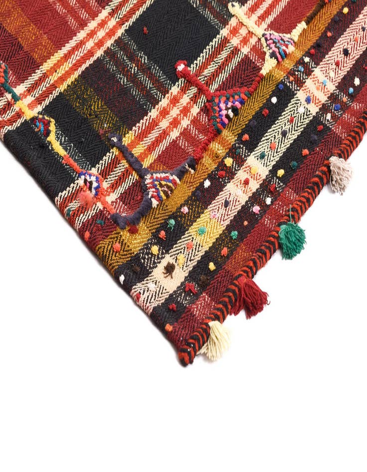 Detail image of  4' 3 x 13' 8 Jajim Runner Rug