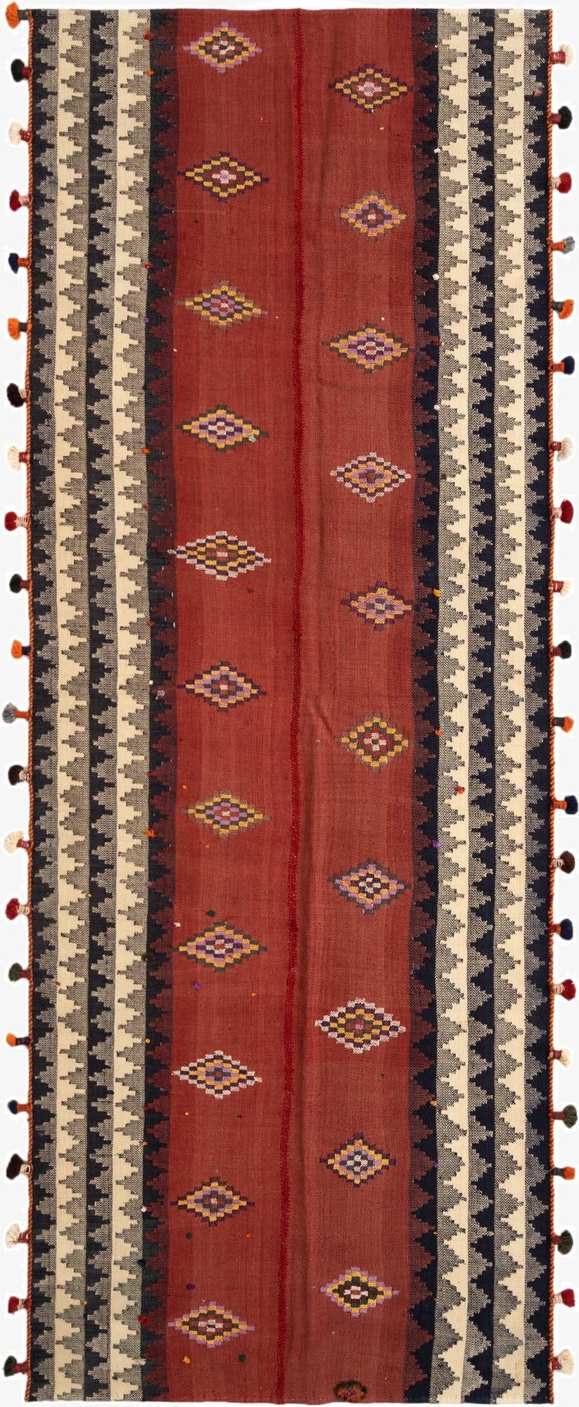  4' 5 x 11' 10 Jajim Runner Rug