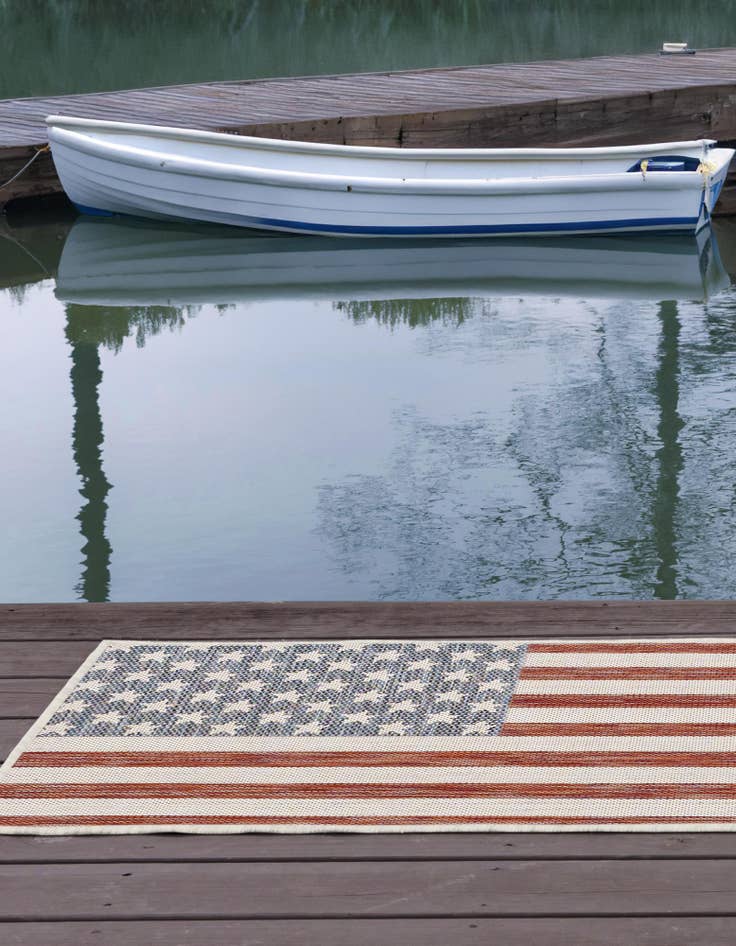 Detail image of  2' x 8'  Washable Jill Zarin Indoor / Outdoor Runner Rug