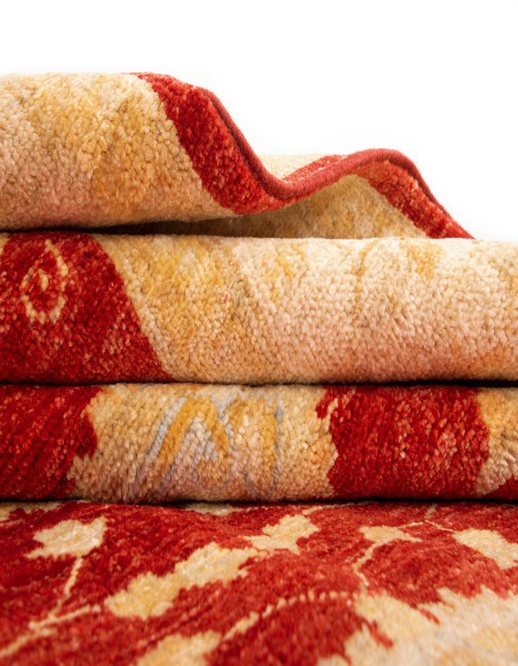 Detail image of  4' 8 x 11' 4 Kaizar Wool Runner Rug