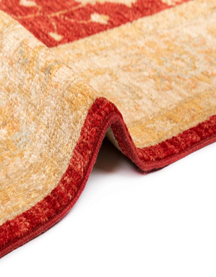 Detail image of  4' 11 x 11' Kaizar Wool Runner Rug