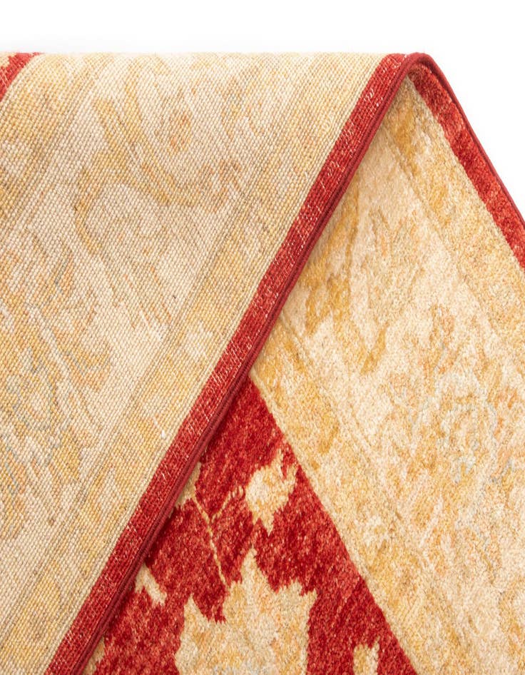 Detail image of  4' 11 x 11' Kaizar Wool Runner Rug