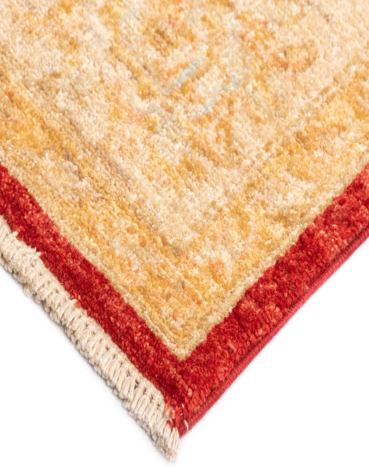 Detail image of  4' 11 x 11' Kaizar Wool Runner Rug