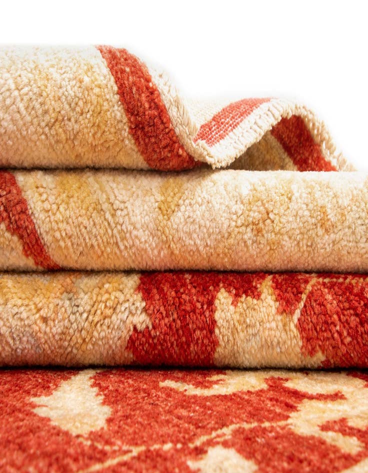 Detail image of  4' 11 x 11' Kaizar Wool Runner Rug