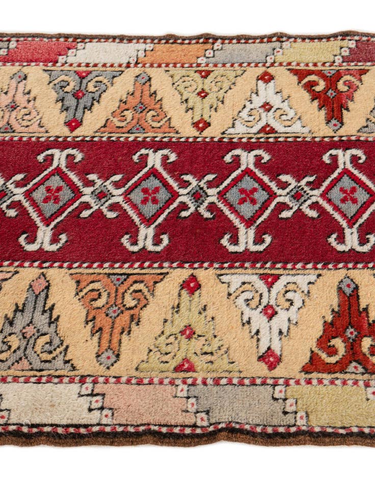 Detail image of  2' 5 x 9' 7  Hand Knotted Kars Wool Runner Rug
