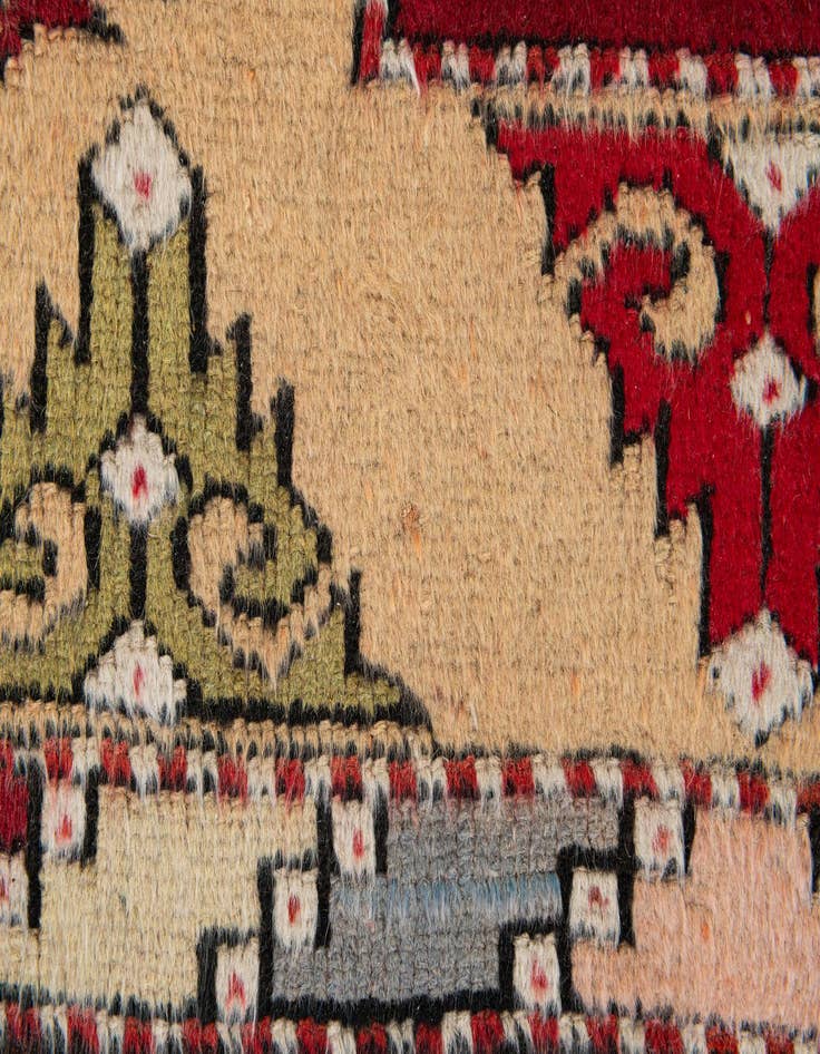 Detail image of  2' 5 x 9' 7  Hand Knotted Kars Wool Runner Rug