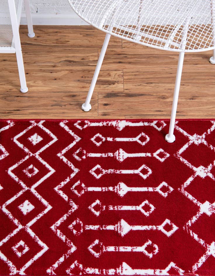 Detail image of  2' x 9' 10 Kasbah Trellis Runner Rug
