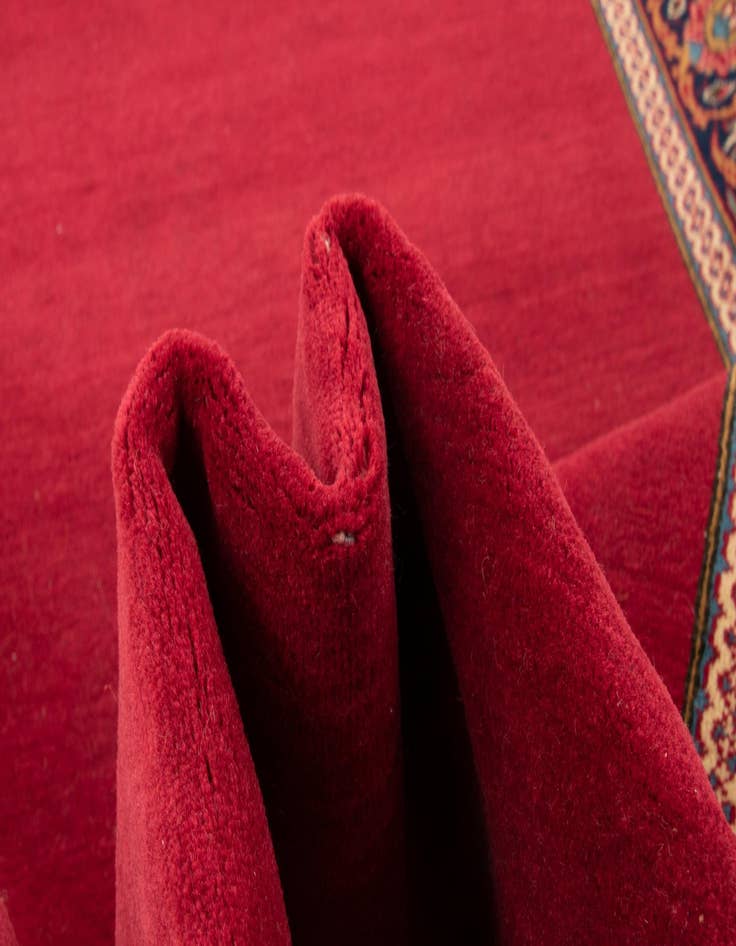 Detail image of  3' 6 x 30' 2  Hand Knotted Kashan Persian Runner Rug