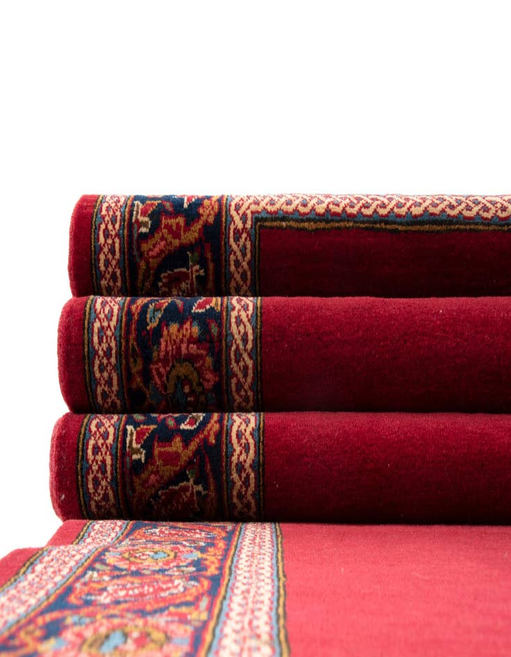 Detail image of  3' 6 x 30' 2  Hand Knotted Kashan Persian Runner Rug