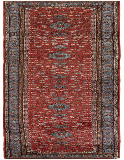 Primary image  3' 5 x 18'  Hand Knotted Kashan Oriental Wool Runner Rug