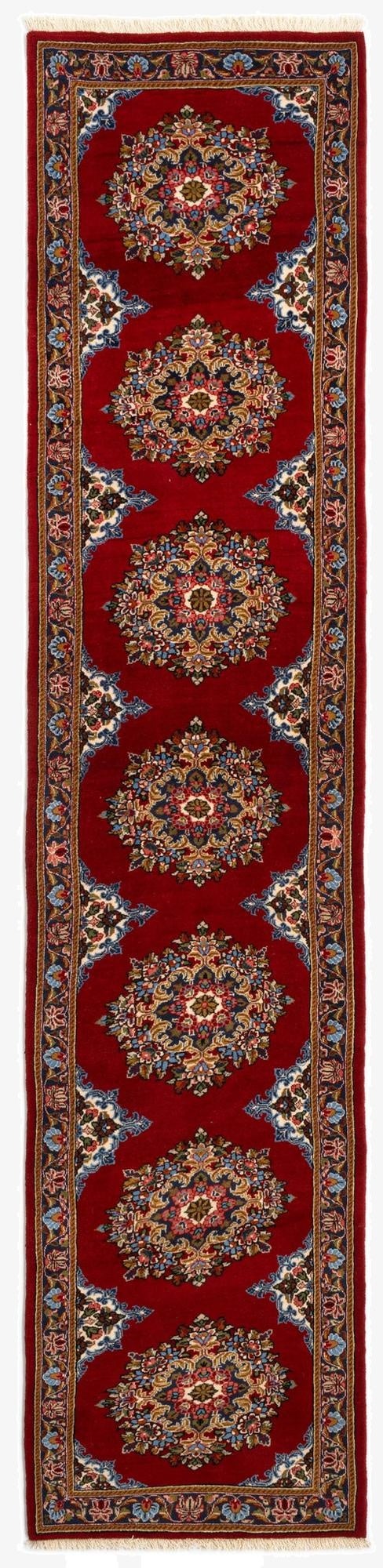  2' 6 x 12' 2 Kashan Wool Runner Rug