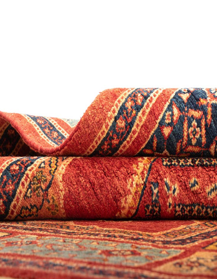 Detail image of  3' 10 x 5' 2 Kashkuli Wool Runner Rug